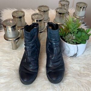 Riker Women’s navy blue dye ankle boots size 36